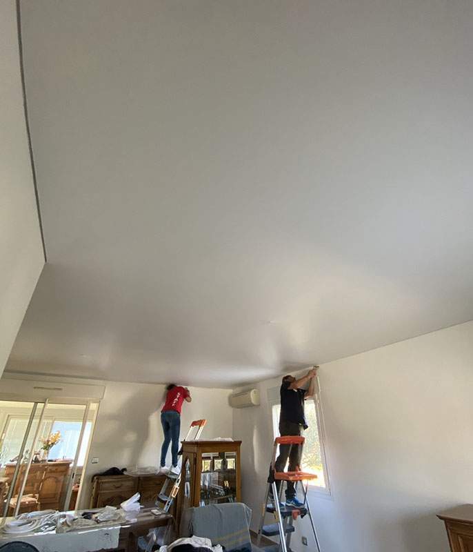 Réalisation plafond tendu Sommières